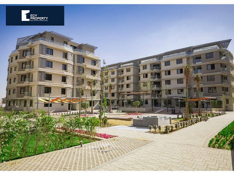 Your new apartment fully finished  in Badya Palm Hills and enjoy the community with 10 years payment plan 3