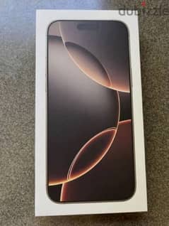 New IPhone 16 Pro Max 256 GB 0