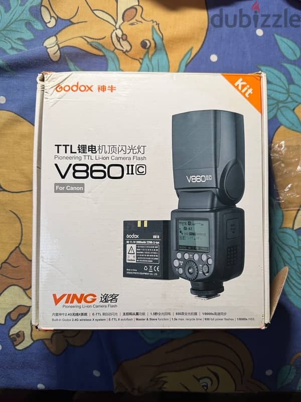 فلاش Godox 860ii كانون 1