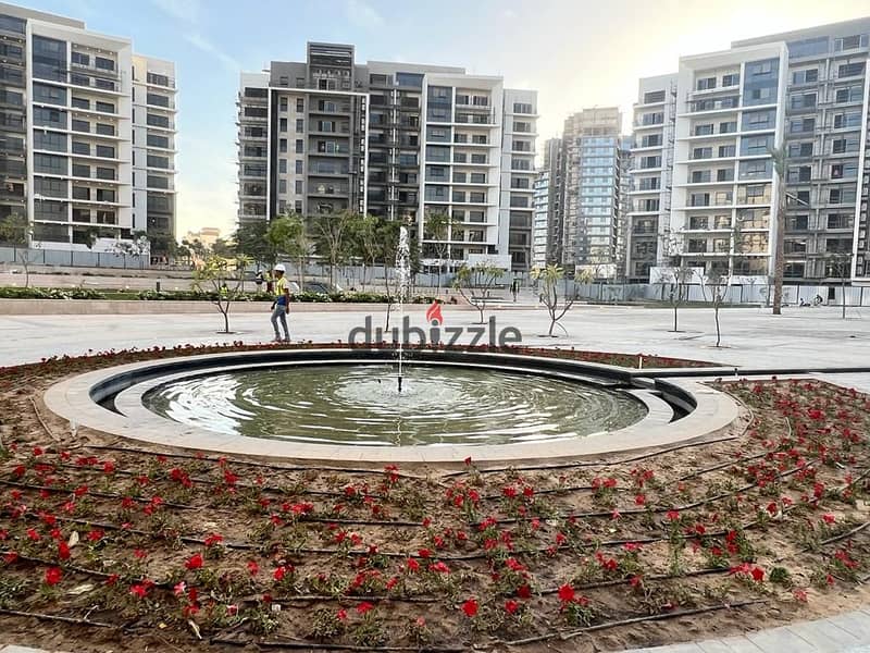 For sale, a finished apartment with air conditioners in Zed East, 90th District, Sawiris Towers 10