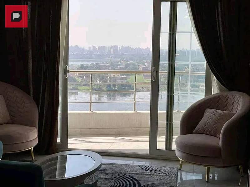 Don't miss your chance to own an apartment with a view directly on the Nile in the best location in Maadi, next to the Hilton Hotel 18