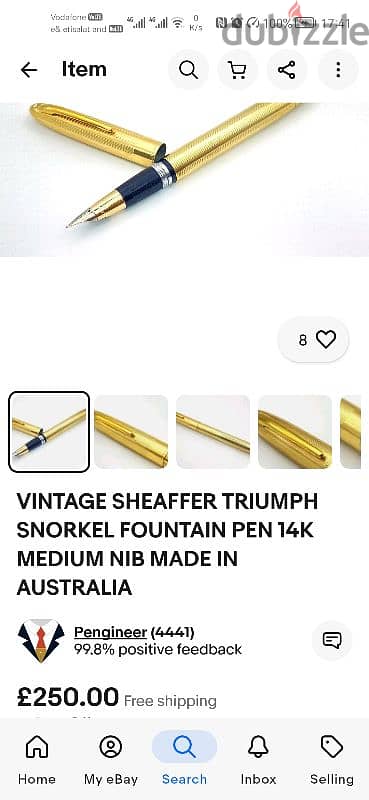 Shaeffer Fountain pen قلم حبر شيفرز اَمريكي 2