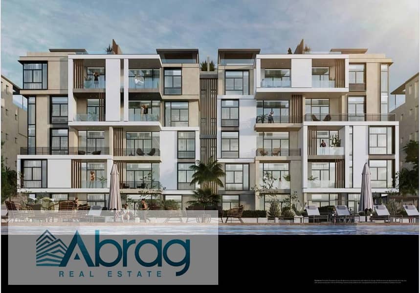 For sale, 154m  apartment finished, in 8-year installments, next to Mall of Arabia, Sheikh Zayed 9