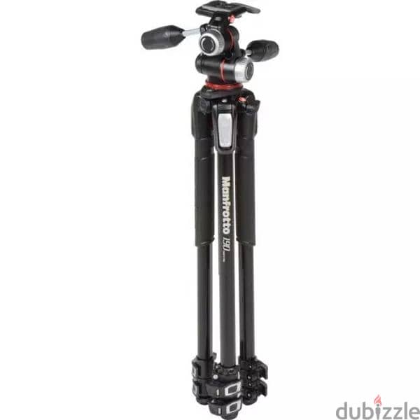 Manfrotto MK190XPRO3-3W Aluminum Tripod with 3-Way Pan-Tilt Head 2