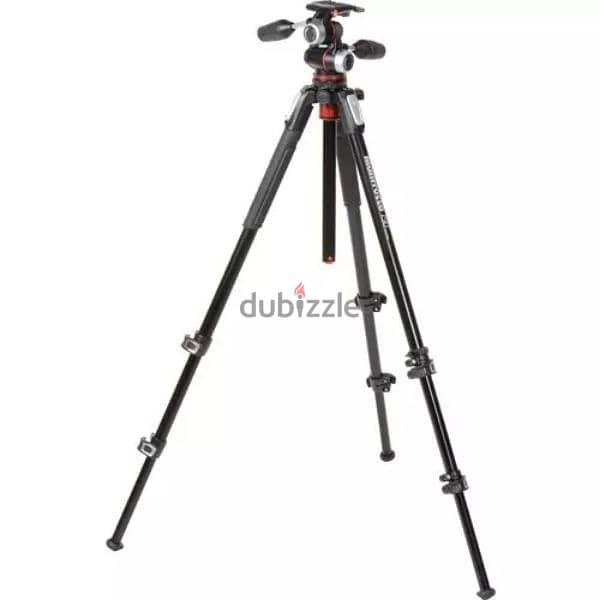 Manfrotto MK190XPRO3-3W Aluminum Tripod with 3-Way Pan-Tilt Head 3