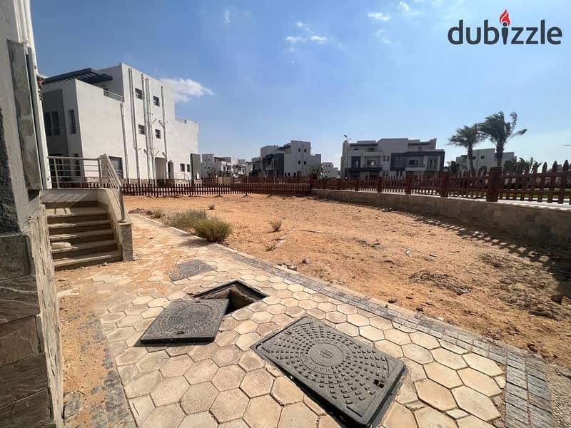 Townhouse corner for sale 420m in el sherouk wesal views compound villas area 2