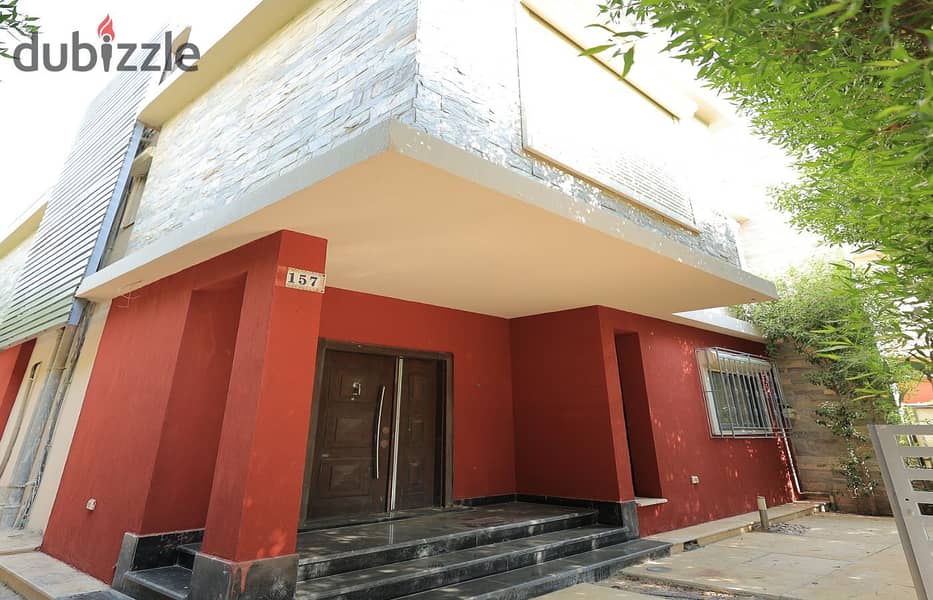 Stand Alone Villa for sale 283 m - in El Reem Compound - Ready to move and fully finished - Installments 5