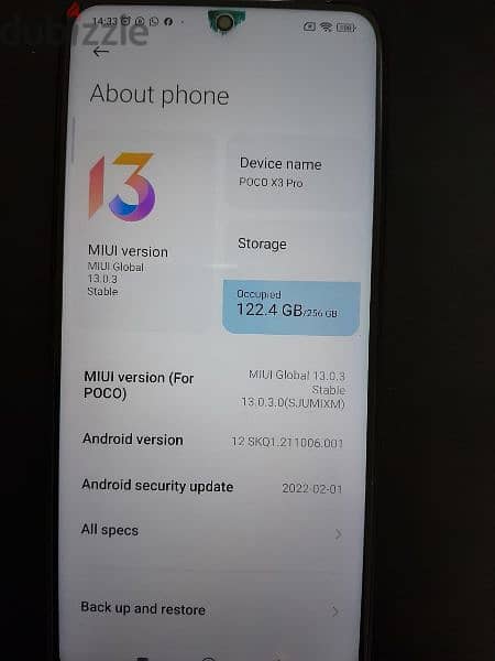 Poco X3 PRO 256g 12g RAM 1