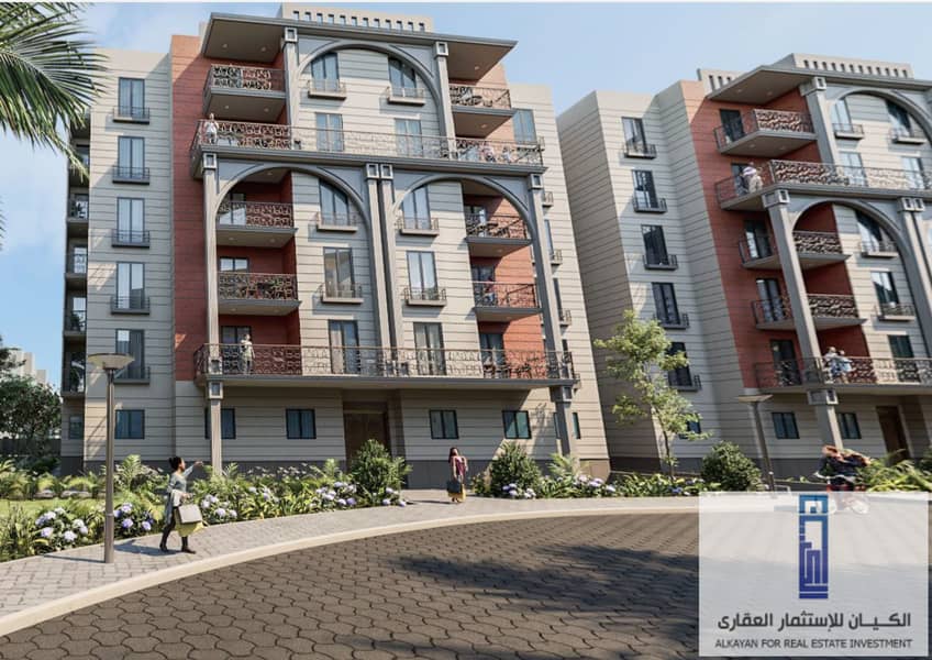 With a down payment of 450 thousand and at a competitive price, own a 125-meter apartment next to Mall of Egypt - Green City Compound 1