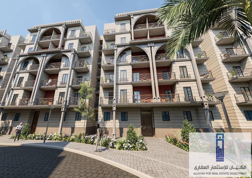 With a down payment of 450 thousand and at a competitive price, own a 125-meter apartment next to Mall of Egypt - Green City Compound 2