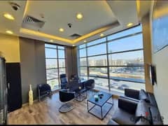 مكتب للبيع 215م وان ناينتي ع التسعين التجمع الخامس أمام كايرو فيستيفال Office For Sale 215m One Ninety new Cairo 0