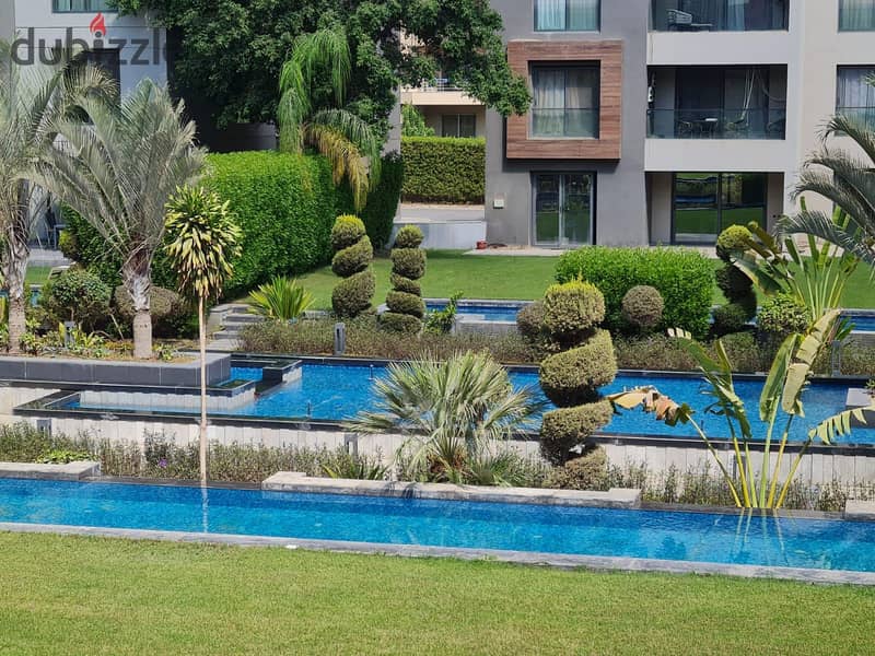 exceptional chic apartment for rent in silver palm compound beside waterway new cairo 9