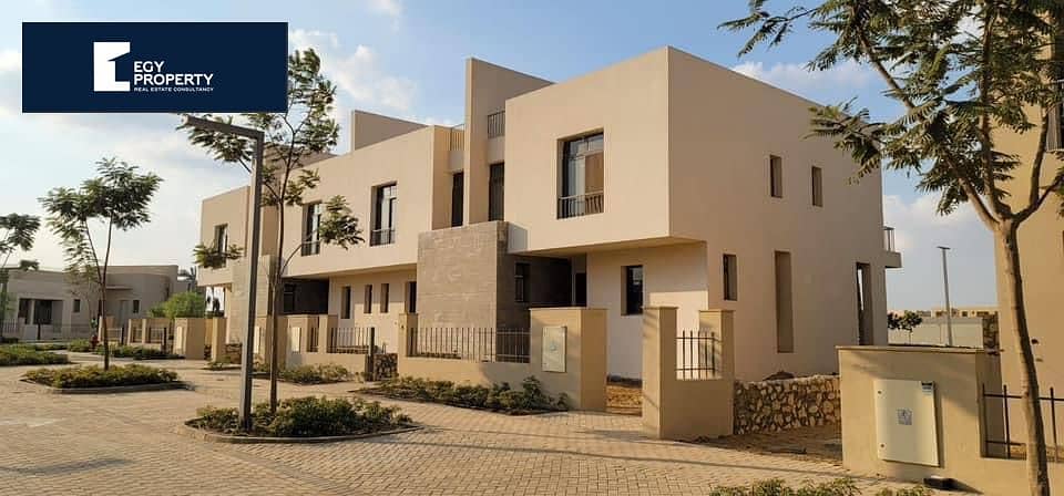 The cheapest villa for sale in O WEST Compound - October in front of Mall of Arabia, with down payment of 950 thousand ,with installments 2