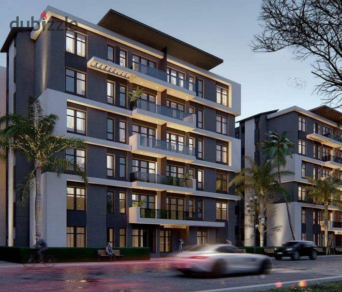 Apartment for sale super luxurious finished for sale in the First Settlement Creek Town Compound next to Family Park Al Rehab in front of Gate 2 AlReh 4