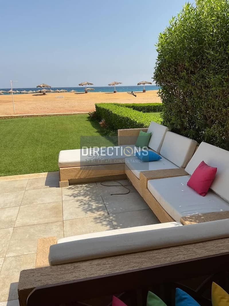 First row townhouse on the sea at a burning price in Ain Sokhna in Telal Shores Village with the best payment facilities 5