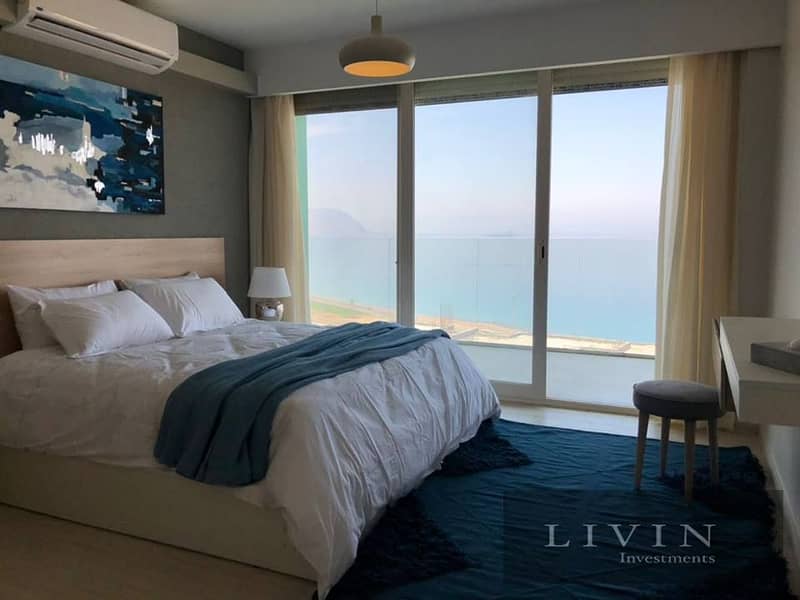 Chalet for sale, 150 meters, sea view, immediate delivery, fully finished, and installments over the longest payment period, LA Vista 6 Ain Sokhna 2