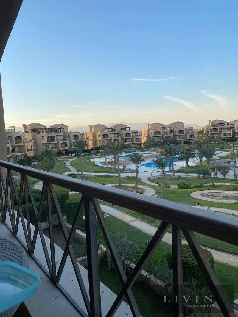 Chalet for sale, 150 meters, sea view, immediate delivery, fully finished, and installments over the longest payment period, LA Vista 6 Ain Sokhna 3