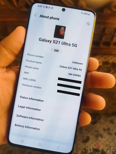 من امريكـا سامسونج جلاكسي S21 الترا
Samsung Galxy S21 Ultra 5G (سناب) 6