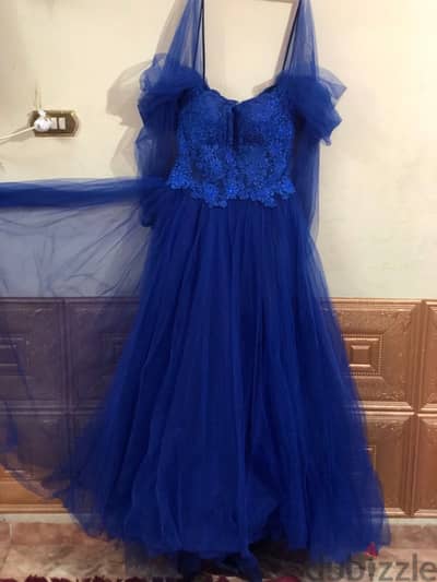 royal blue dress wore once