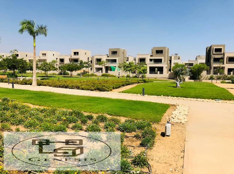 Townhouse Corner 225m in Palm Hills New Cairo in a prime location - Installments 5