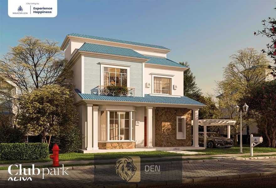 iVilla with Garden for Sale in Mountain View - Aliva, Mostakbal City 6