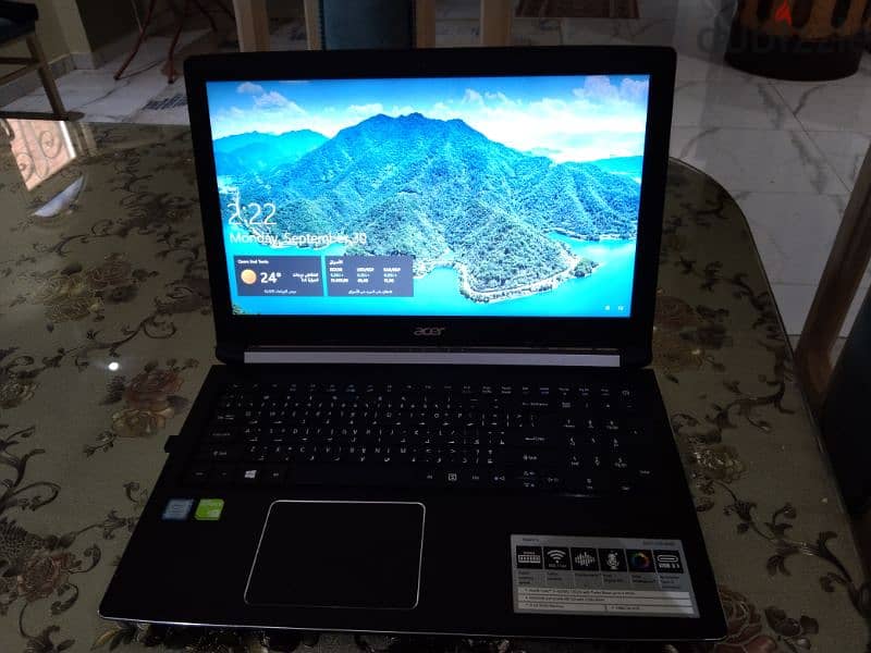 Acer Intel Core i7-8550U , laptop aspire A515-51G-854z 1