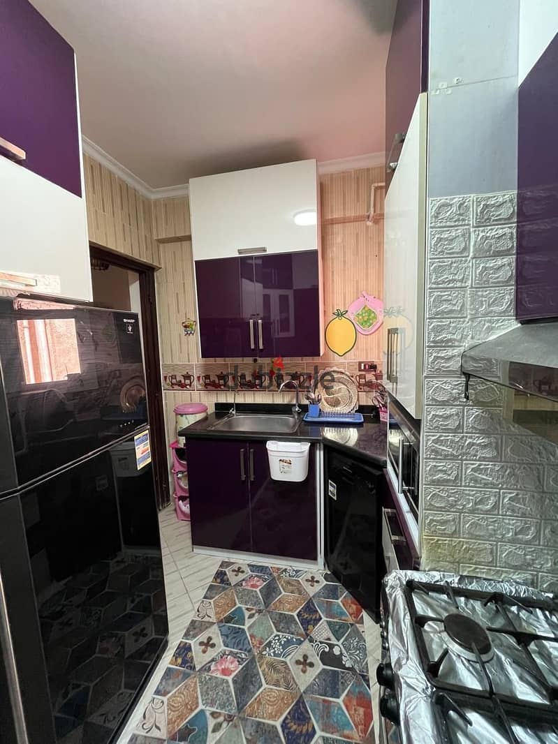 Apartment with special finishes for sale, 130 square meters, in Al Rehab, Phase 8 4