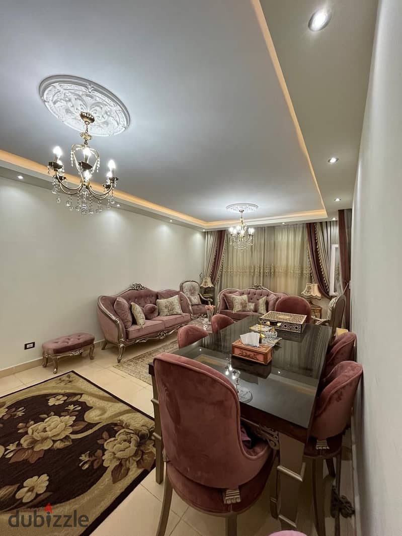 Apartment with special finishes for sale, 130 square meters, in Al Rehab, Phase 8 22