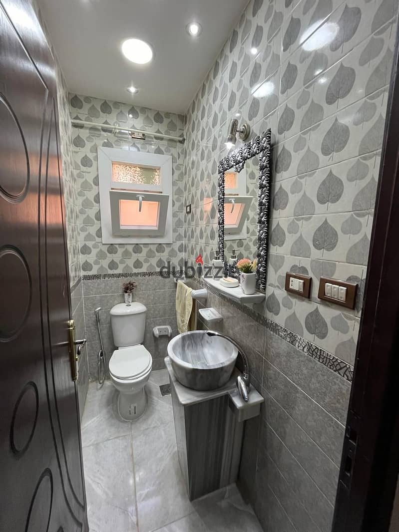 Apartment with special finishes for sale, 130 square meters, in Al Rehab, Phase 8 24