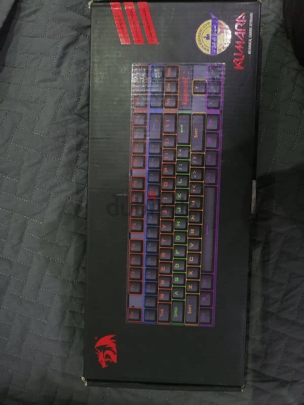 keyboard redragon k552 rainbow blue switch 7