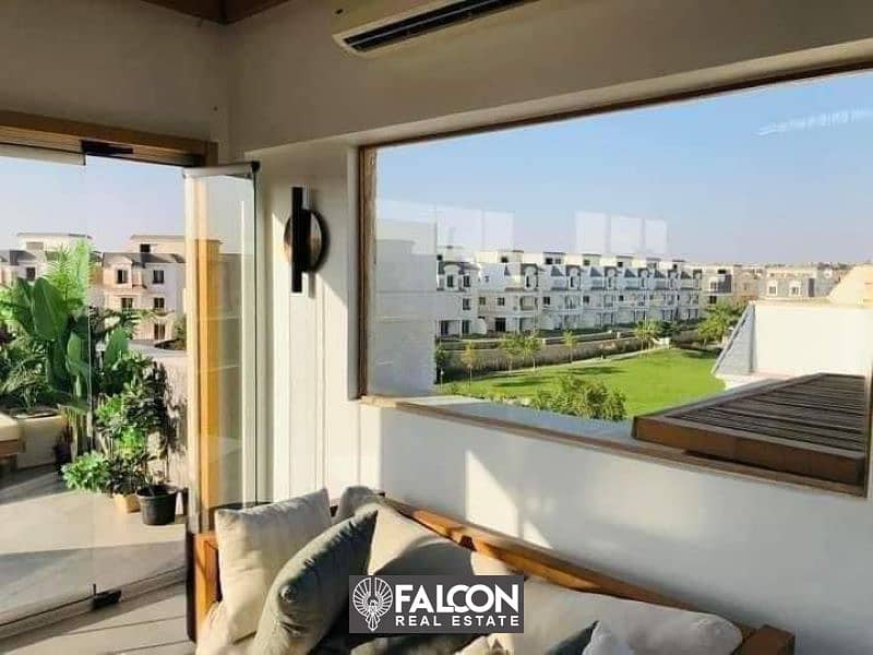 For sale, an apartment with a garden, immediate delivery, from Mountain View, in the Fifth Settlement, in i City New Cairo 7