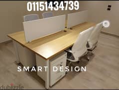 خلية عمل work station - Partition خشب mdf مقاس الفرد ١٢٠*٦٠سم