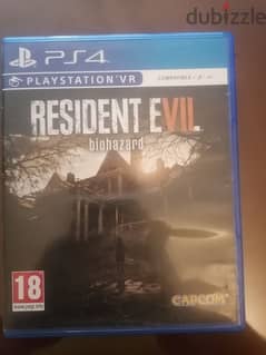 Resident evil 7 CD ps4