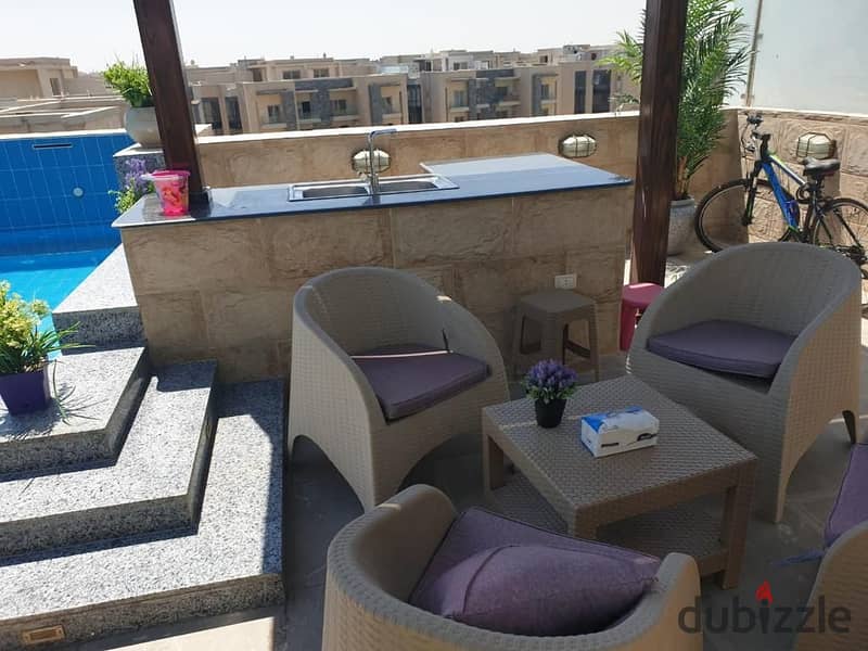 for sale unique apartment ready to move view pool hot price in new cairo 9