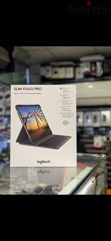 Keyboard  Slim folio pro  iPad Pro 12.9-inch  3rd and 4th generation