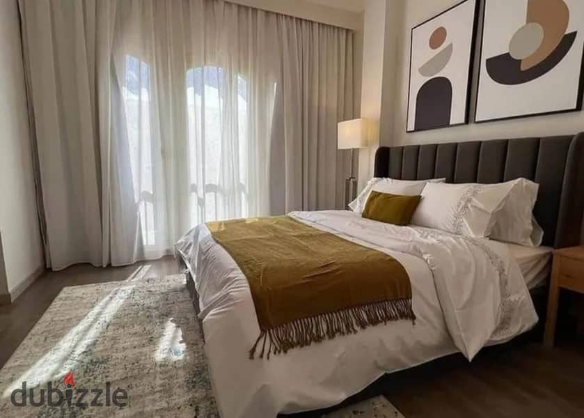 3-room apartment in the New Settlement in front of Al-Rehab, Swan Lake Residence Compound 5