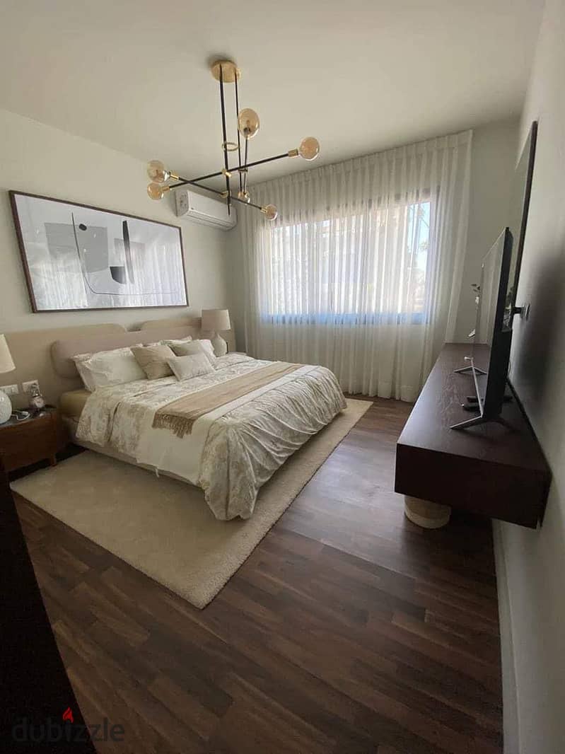 3-room apartment in the New Settlement in front of Al-Rehab, Swan Lake Residence Compound 6