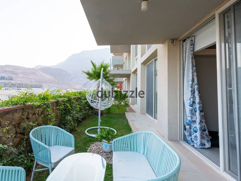 Chalet 3Br's with Garden fully finished in il Monte Galala Ain Sokhna 3