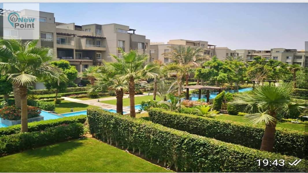 Apartment with garden, finished, in Swan Lake Compound, Hassan Allam, directly in front of Rehab, with installments over 7 years 4