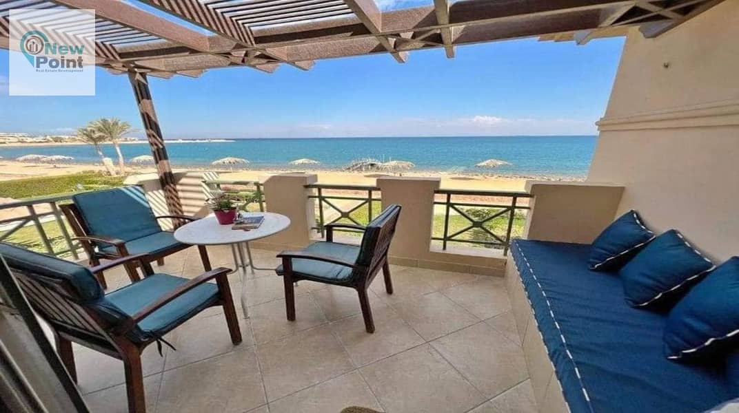 Chalet with a direct view of the sea, immediate delivery, for sale in Blue Blue Village on Zaafarana Road in Ain Sokhna 7