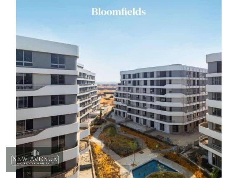 Apartment Terraces 127 meter  Third floor 2 Bedrooms  3 Bathrooms in Bloomfields Mostakbal City 0