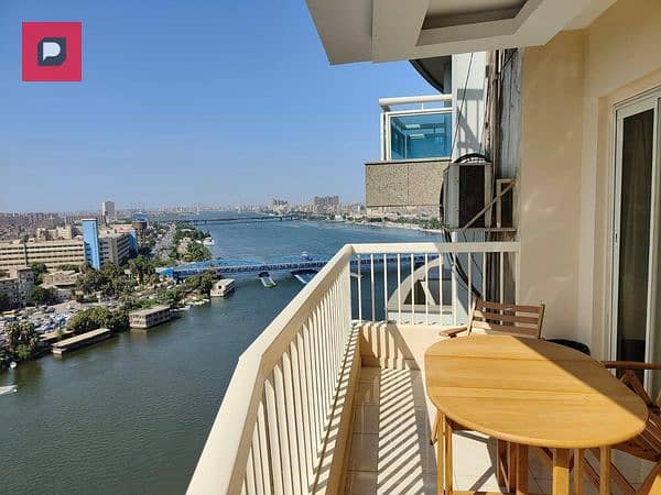 Studio for sale in Maadi, with immediate delivery, overlooking the Maadi Corniche, minutes from the Ring Road 13