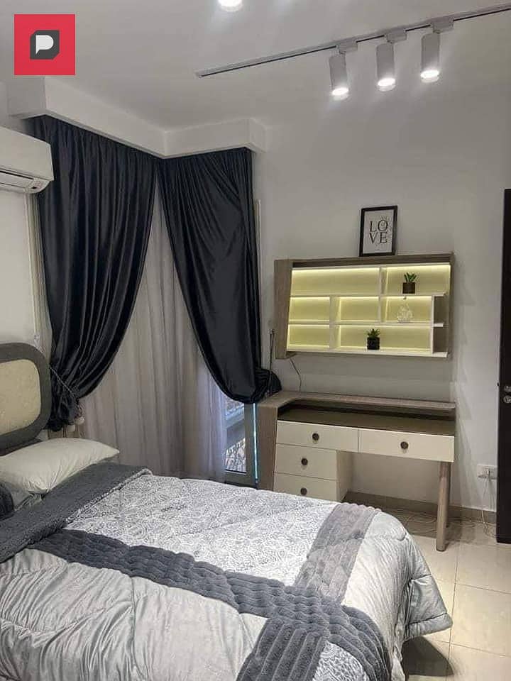 Studio for sale in Maadi, with immediate delivery, overlooking the Maadi Corniche, minutes from the Ring Road 17