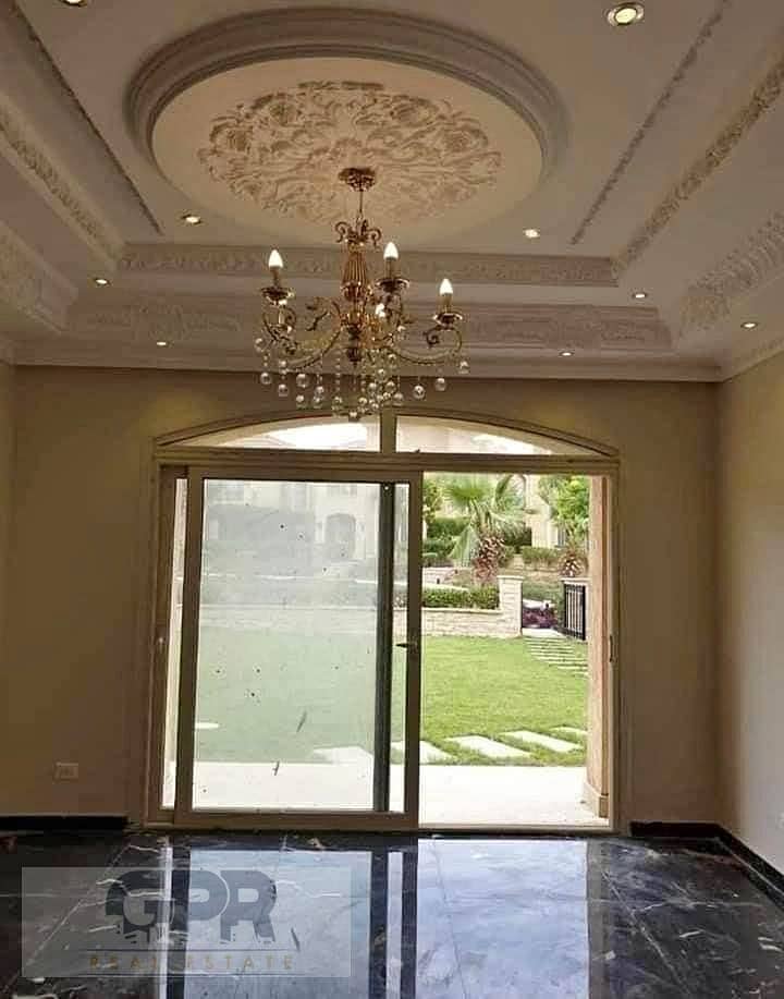 Stone Villa 350sqm with private entrance +Garden in stone park new cairo 19