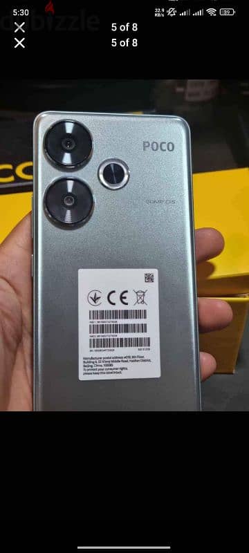 Poco f6 رام 12 مساحه 512 استعمال اسبوعين 3