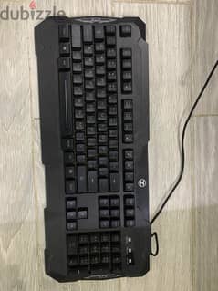 Techno Zone E-9 Gaming Rgb Keyboard Semi-Mechanical Without Box