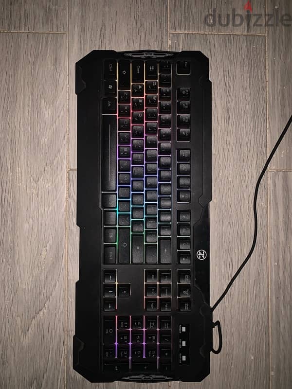 Techno Zone E-9 Gaming Rgb Keyboard Semi-Mechanical Without Box 2