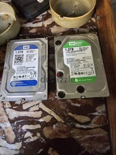 WD 1TB blue and green