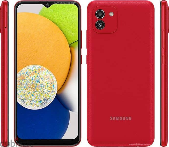 Samsung galaxy a03 64g ram4+4 كسر كسر زيروووو زي الجديد بالظبط 0