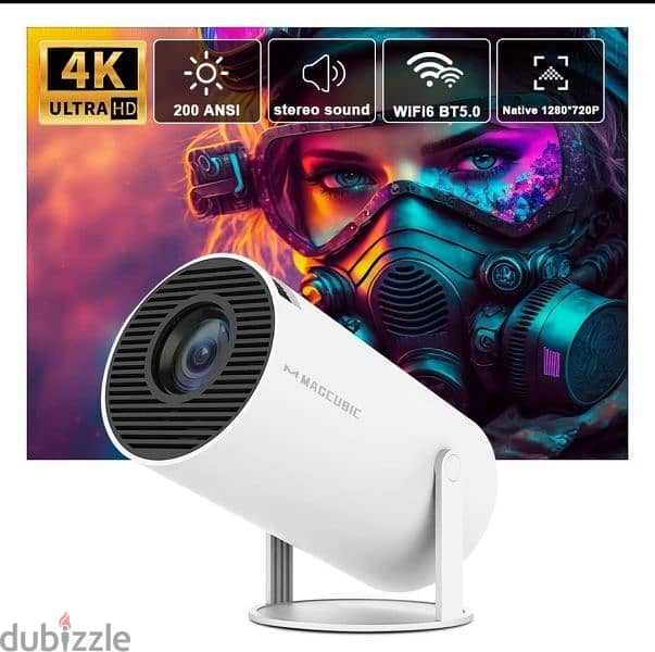 بروجيكتور Smart projector HY300 5